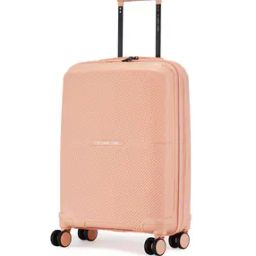 Men Striped Small Trolley Bag with TSA Lock-7