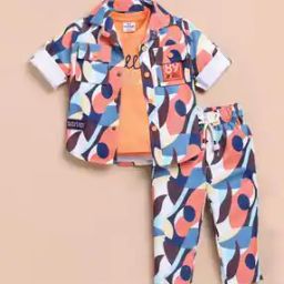 Boys Stripes Suit Set-picture-51