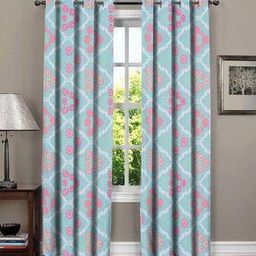 Set of 2 Floral Print Long Door Curtains-image-55