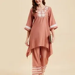 Women Embroidered 2-Piece Set-image-8
