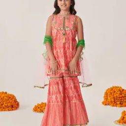 Girl Printed 3-Piece Kurta Set-image-48