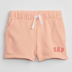 Brand Print Shorts with Elasticated Drawstring Waist-picture-39