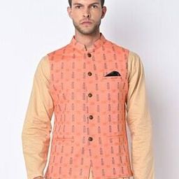 Tailored Fit Nehru Jacket-image-41