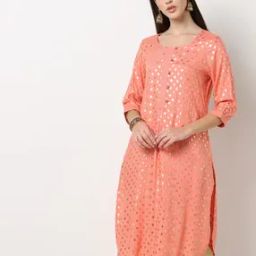 Printed Straight Kurta-image-95