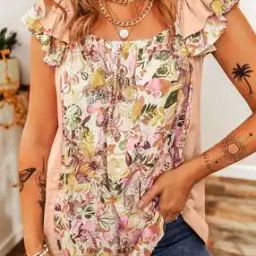 Women Floral Print Regular Fit Top-image-49