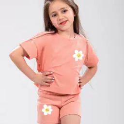 Girls Floral Shorts with Top-image-16