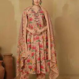 Women Embroidery Anarkali Kurta Set-image-49
