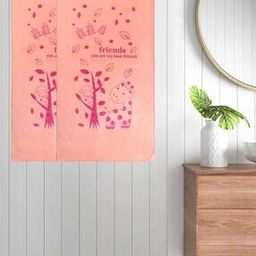 Set of 2 300 GSM Printed Bath Towels 45" x 23"-image-109