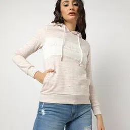 Typographic Embroidered Hoodie with Insert Pocket-image-36