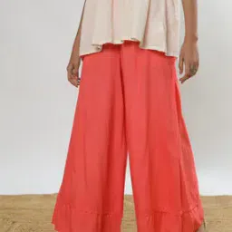 Women Palazzos with Lace Inserts-picture-34
