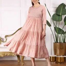 Women Embellished Tiered Dress-image-23
