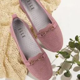 Women Round-Toe Slip-On Shoes with Metal Accent-image-71