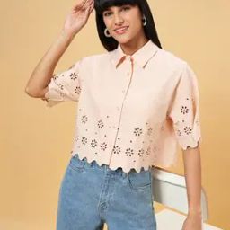 people by pantaloons Women Boxy Fit Printed Shirt -picture-46