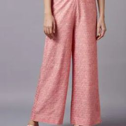 Printed Flat-Front Pants-image-6
