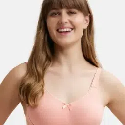 FE41 Wirefree Non Padded Cotton Elastane Full Coverage Everyday Bra with Concealed Shaper Panel-picture-47