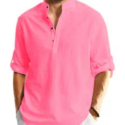 Men Slim Fit Short Kurta-13