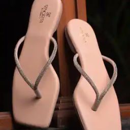 Women Embellished T-Strap Slippers-image-59