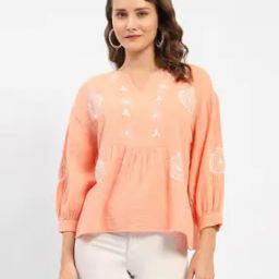 Women Embroidered Regular Fit Top-picture-15