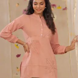 Women Embroidered A-Line Tunic-image-54