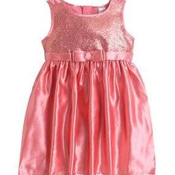 Girls Embroidered Round-Neck Fit & Flare Dress-image-38