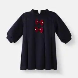 Girls Embellished Fit and Flare Dress-image-78