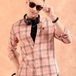 Checked Shirt with Patch Pocket-image-51