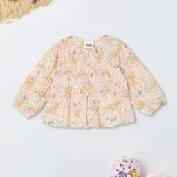 Girls Printed Regular Fit Top-image-41
