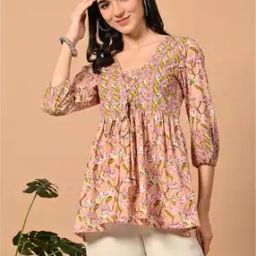 Women Regular Fit Floral Top   -image-6