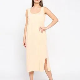 Scoop-Neck Nightie Slip with Slits-picture-16