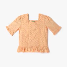 Girls Schifilli Embroidered Relaxed Fit Top-image-45