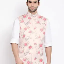 Floral Print Nehru Jacket-picture-51