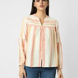 Women Striped Regular Fit Top-image-3