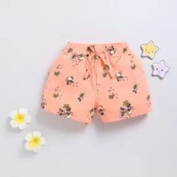 Girls Regular Fit Flat Front Mickey Mouse Shorts-image-82