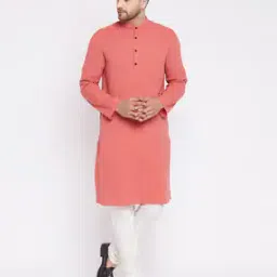 even Striped Long Kurta with Patch Pocket-picture-40