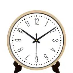 Table Clock Round Analog Wall Clock-32
