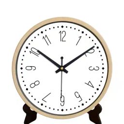 olive tree Table Clock Round Analog Wall Clock image 1