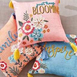 Set of 2 Embroidered Square Shaped Cushion Covers-image-44