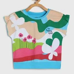 Printed Round-Neck Top-image-13