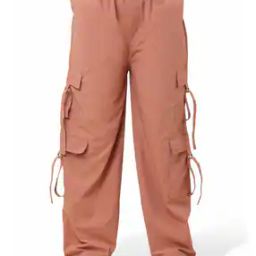 Women Baggy Fit Cargo Pants-image-40