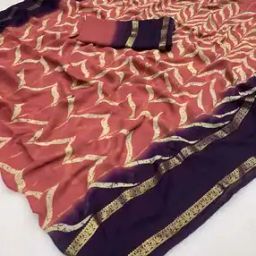 Women Geometric Printed with Contrast Border-image-30