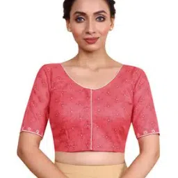 Women Floral Print Front Open Blouse-12