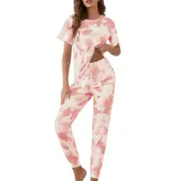 Printed T-Shirt & Joggers Set-25