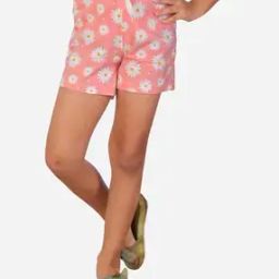 Floral Print Shorts with Elasticated Drawstring Waist-picture-7