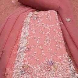soch  Women Embroidery Unstitched Dress Material-picture-3
