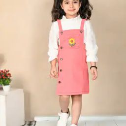 Girls Embroidery Dungaree-picture-27