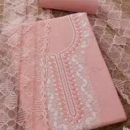 Women Embroidered 3-Piece Unstitched Dress Material-image-42