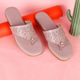Women V-strap Sandals with PU upper-image-4
