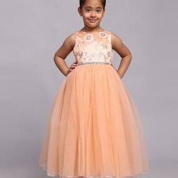 Girls Embellished Fit & Flare Dress-image-69