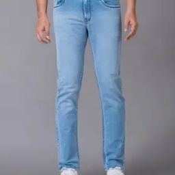 Men Mid-Wash Slim Fit Jeans-image-44
