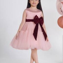 Girls Ruffles Fit and Flare Dress-image-47